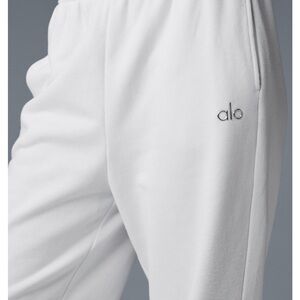 Alo accolade white joggers